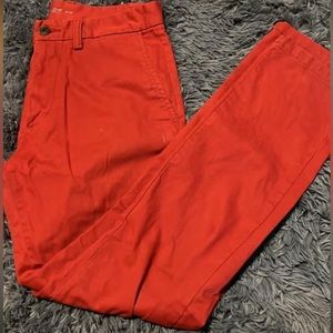 Men’s Muted Red Khaki Pants